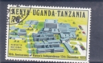 Stamps : Africa : Kenya :  10º Aniversario Kenya independencia