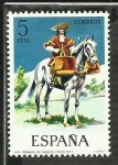 Stamps Spain -  Timbalero de Caballo coraza