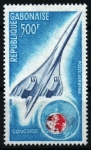Stamps : Africa : Gabon :  Concorde