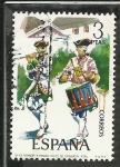 Stamps Spain -  Tambor y Pifano Regimiento de Granada