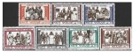 Stamps Vatican City -  284-290 - La Caridad