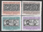 Stamps Vatican City -  341-344 - VI Congreso de Arqueología Cristiana