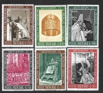 Stamps : Europe : Vatican_City :  439-444 - Clausura del Concilio Ecuménico Vaticano II