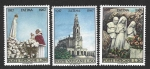 Stamps Vatican City -  455-457 - L Aniversario de las Apariciones de la virgen de Fátima
