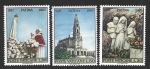 Sellos de Europa - Vaticano -  455-457 - L Aniversario de las Apariciones de la virgen de Fátima