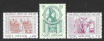 Sellos de Europa - Vaticano -  582-584 - V Centenario de la Biblioteca Vaticana