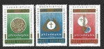 Stamps Vatican City -  592-594 - XLI Congreso Eucarístico Internacional. Philadelphia