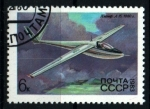 Stamps Russia -  serie- Planeadores soviéticos