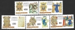 Stamps : Europe : Vatican_City :  668-672 - 1.500 Aniversario del Nacimiento de San Benito de Nursias