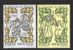 Sellos de Europa - Vaticano -  705-706 - VII Centenario de la Muerte de Santa Agnes de Praga