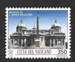 Stamps Vatican City -  919 - Iglesia de Santa María la Mayor