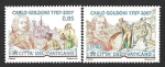 Stamps Vatican City -  1354-1355 - III Centenario del Nacimiento de Carlo Goldoni