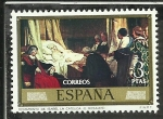 Stamps Spain -  Testamento de Isabel la Catolica (E.Rosales)