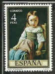 Stamps Spain -  Nena (E.Rosales)