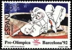 Sellos de Europa - Espaa -  ESPAÑA 1990 3056 Sello Nuevo Barcelona'92 IV Serie Pre-Olímpica Judo ScottB165