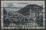 Stamps France -  Vista d' Lourdes