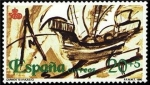 Stamps Spain -  ESPAÑA 1990 3081 Sello Nuevo V Centenario del Descubrimiento de América. Viajes. Navios Siglo XVI Sc