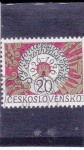 Sellos de Europa - Checoslovaquia -  50 aniversario
