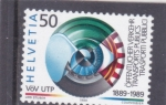 Stamps Switzerland -  centenario transportes públicos