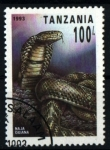 Stamps : Africa : Tanzania :  serie- Reptiles