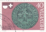 Stamps Switzerland -  Sello de la ciudad de Solothurn