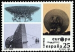 Stamps Spain -  ESPAÑA 1991 3116 Sello Nuevo Europa Espacio Estación INTA-NASA Robledo de Chavela Michel2990