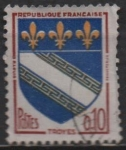 Sellos de Europa - Francia -  Escudos, Troyes