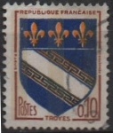 Sellos de Europa - Francia -  Escudos, Troyes