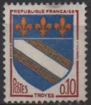 Stamps France -  Escudos, Troyes