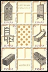Stamps Spain -  ESPAÑA 1991 3127/32 Sellos Nuevos Artesanía Española. Muebles trabajos Michel3001/6 Scott2666