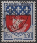 Sellos de Europa - Francia -  Escudos, Paris