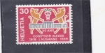 Stamps Switzerland -  50 Aniversario Feria Comercial de Lausana