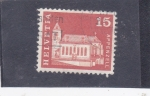 Stamps Switzerland -  Iglesia de San Mauricio, Appenzell