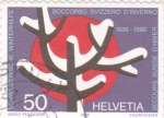 Stamps Switzerland -  50.º aniversario de la ayuda suiza de invierno