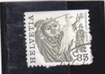 Stamps Switzerland -  FIESTA POPULAR