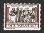 Sellos de Europa - Vaticano -  284 - “Actos de Misericordia” por Della Robbia