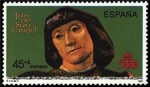 Stamps Spain -  ESPAÑA 1991 3139 Sello Nuevo V Cent. Descubrimiento de América Luis de Santángel Michel3013