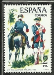 Stamps Spain -  Real cuerpo de artilleria