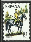 Stamps Spain -  Dragon Regimiento de Sagunto