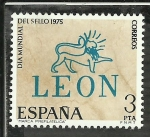 Sellos de Europa - Espa�a -  Dia Mundial del sello 1975