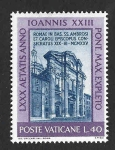 Sellos de Europa - Vaticano -  320 - LXXX Aniversario del Papa Juan XXIII