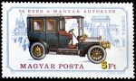 Stamps Hungary -  75 Aniversario del Automóvil Club Húngaro, Csonka, 1906