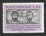 Stamps Vatican City -  341 - VI Congreso Internacional de Arqueología