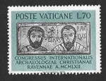 Stamps Vatican City -  343 - VI Congreso Internacional de Arqueología