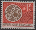 Sellos de Europa - Francia -  Moneda Gala