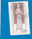 Stamps Italy -  750 aniversario San Francisco de Assis