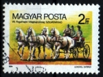 Stamps Hungary -  7º campeonato carreras carros a caballo