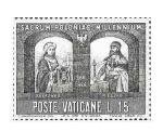 Sellos de Europa - Vaticano -  433 - Milenario del Cristianismo en Polonia