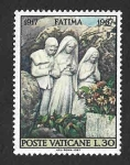Stamps Vatican City -  455 - L Aniversario de las Apariciones de la Virgen de Fátima
