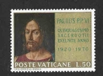 Stamps Vatican City -  489 - L Aniversario de la Ordenación de Pablo VI